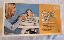 Vtg. ELECTRIC Baby FEEDING DISH 1977 by Sanitoy Nursery Needs 1700 3 Section