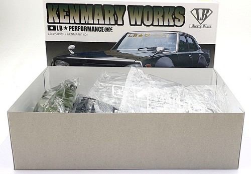 Aoshima 1/24 Scale Unbuilt Kit 051276 2015 Liberty Walk No.8 LB Kenmary 4Dr #08 - Picture 6 of 6