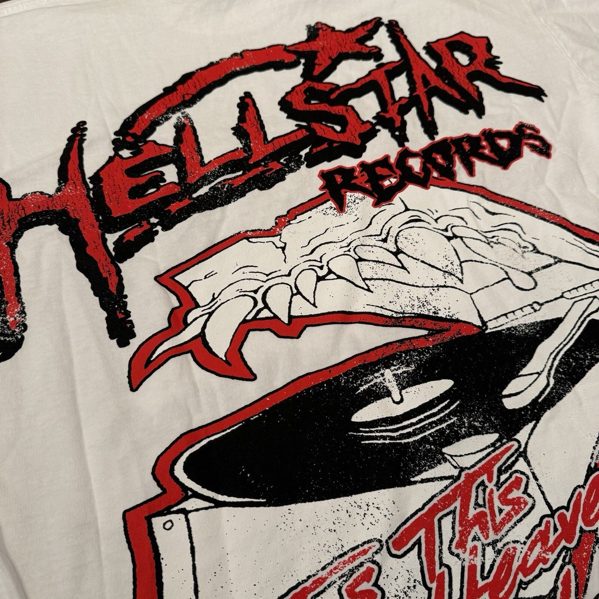Hellstar Studios Records Long Sleeve T-Shirt Capsule 9 Size Hellstar Studios Records Long Sleeve T-Shirt Capsule 9 Size