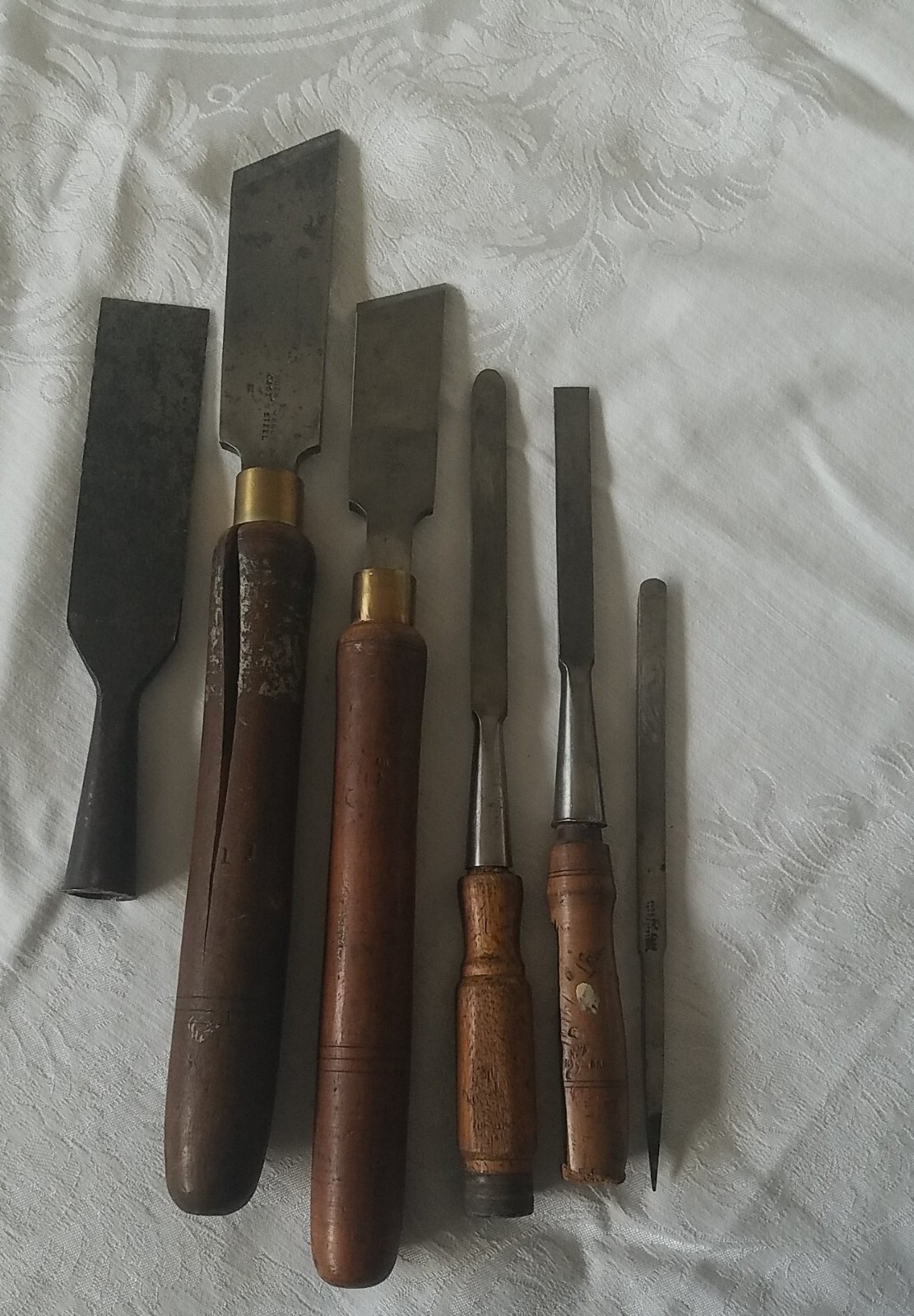 6 Buck Brothers Wood Chisels. Wood turning lathe chisels. eBay