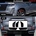 For Cadillac Escalade 21-2024 Black Front and Rear Markers Overlay Decals Vinyl