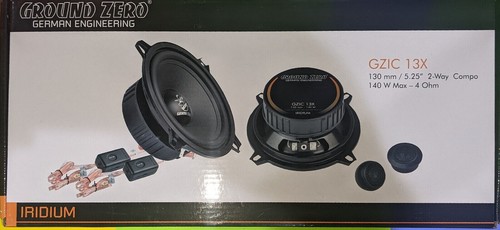 Ground Zero GZIC 13X 130 mm / 5″ 2-way component speaker system