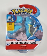 POKEMON LAPRAS BATTLE FEATURE FIGURE WICKED COOL TOYS SERIES 1 MOSC 2018 HTF