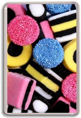 Liquorice Allsorts Fridge Magnet