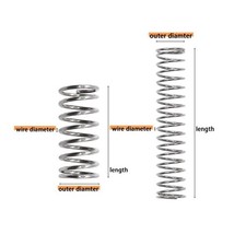 Kit assortiment de petits ressorts de compression 300 pièces pour projets de br
