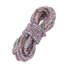 Sequins Rope, 5.5 Yard 6mm Sequins Rhinestone Tube Cord, Multicolored