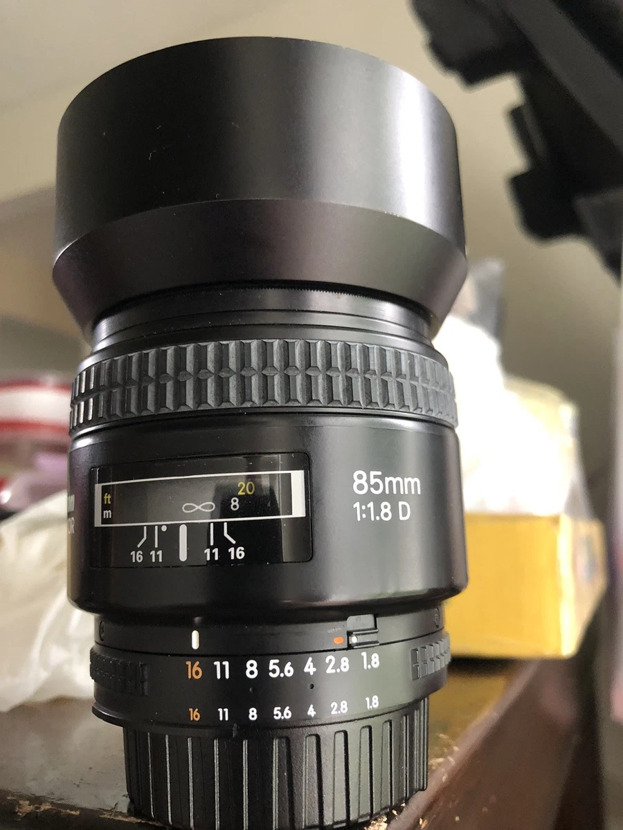 Nikon AF f/1.8 Camera Lenses 85mm Focal for sale | eBay