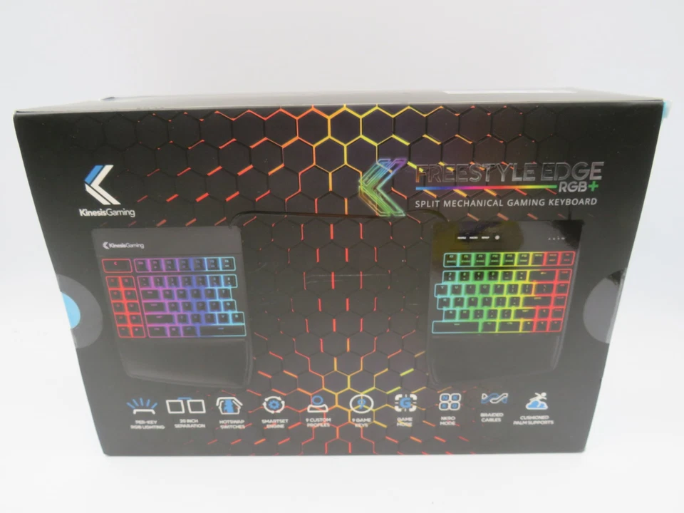 KINESIS Freestyle Edge RGB Plus Split Mechanical Keyboard Hotswap Linear + Lift - Image 2 of 3