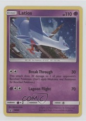 Latios SM88 Holo Promo - Sun & Moon Black Star