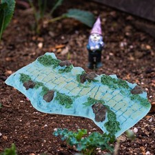  Garten Trittplatten Miniatur Gartenweg Steindekoration Gartenminiaturen