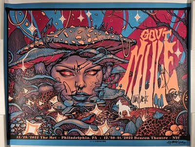 Govt Mule Signed By all members and artist