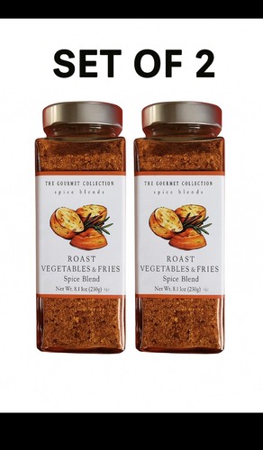 《NEW》2PK The Gourmet Collection Spice Blends Roast Vegetables&Fries, 8.11oz/Each