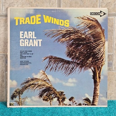 Earl Grant   Trade Winds LP Record 1965 Decca Instrumental Jazz 33 RPM