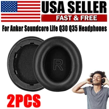Ear Pads For Anker Soundcore Life Q30 Q35 Headphones Replacement Cushion