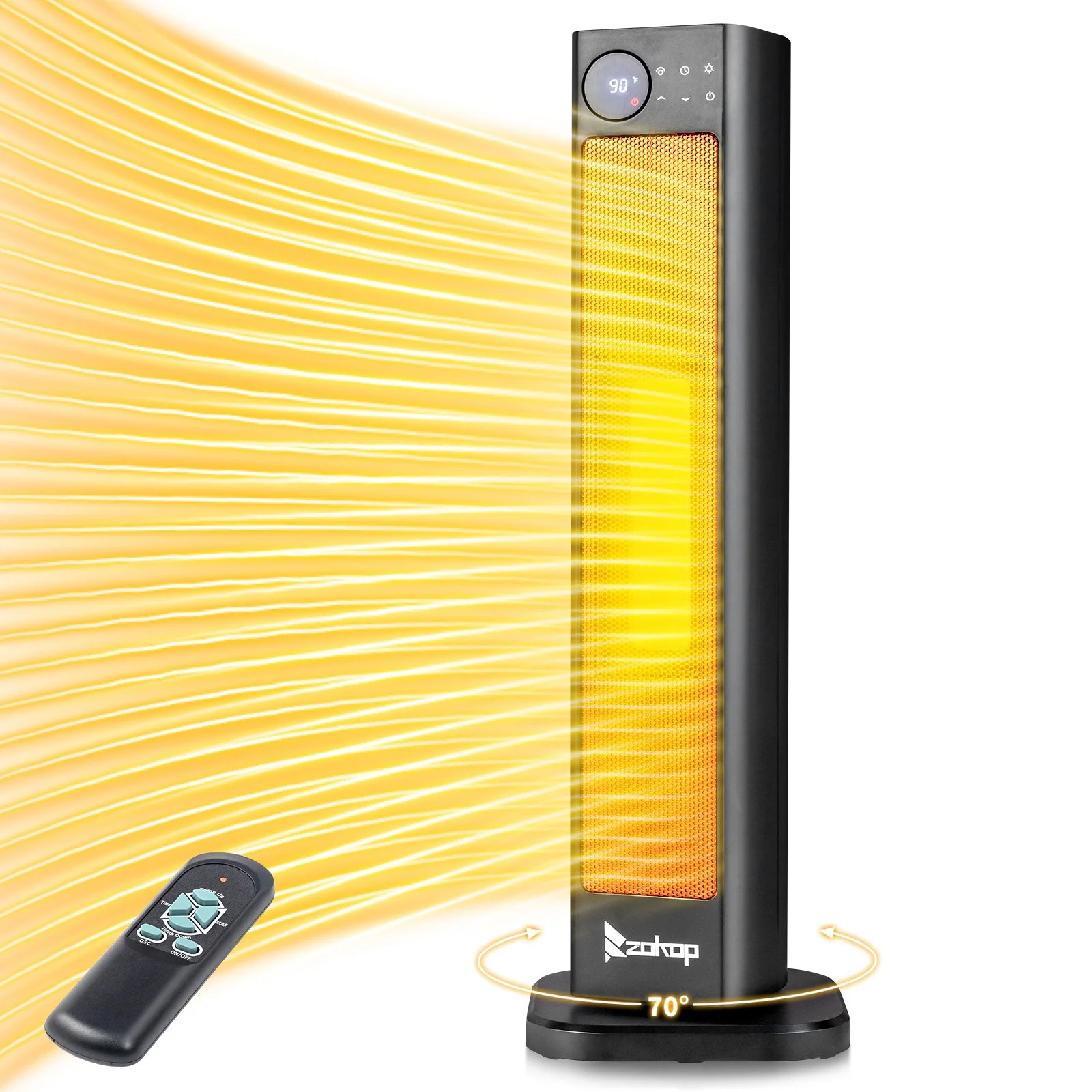 , 30''  Electric Heaters For Indoor Use With Thermostat