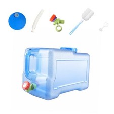 Water Jug with Spigot Countdown Lid - BPA Free Portable Camping 3.17 Gallon