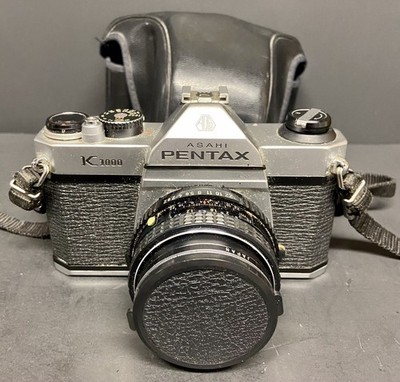 PENTAX K1000 35mm SLR Film Camera With 50mm f/2 Lens Needs Battery