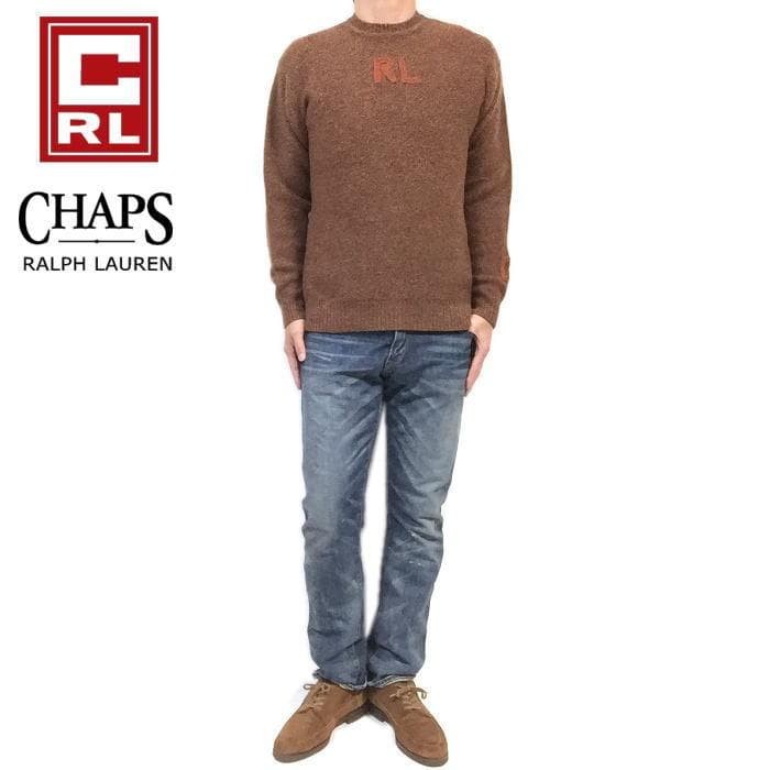 Vintage, rare, mint condition Ralph Lauren chaps with RL logo wool sweater image 3