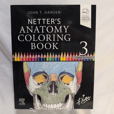 Netters Anatomy Coloring Book (Netter Basic Science) - Paperback - VERY GOOD
