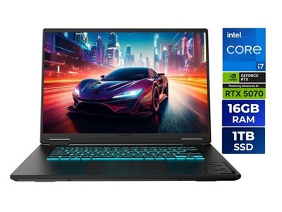 Gigabyte Gaming A16 16  WUXGA Intel Core i7-13620H 16 GB 1 TB SSD RTX 5070 W11H