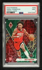 2023 Panini Phoenix Rookies Green Lazer /175 Amen Thompson #300 PSA 9 MINT 0x3f