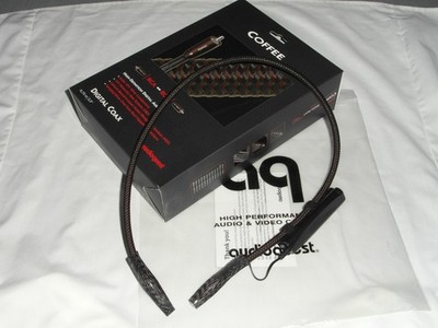AudioQuest Coffee Digital Coax Kabel DBS 72v RCA RCA 0.75 m wie neu OVP