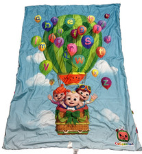 Cocomelon 4 Piece Toddler Bedding Set Hot Air Balloon Alphabet