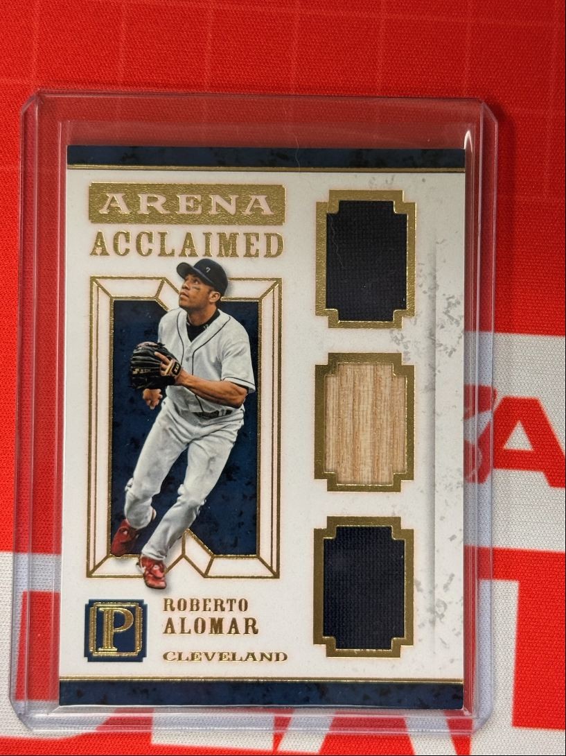 2016 Panini Pantheon Arena Acclaimed Gold Roberto Alomar 01/25 Cleveland Indians