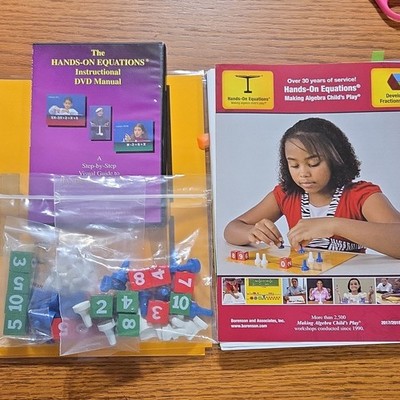 Hands-On Equations Learning System Levels I-III Verbal Problems DVD Workbook