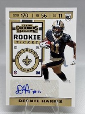 Deonte Harris 2019 Contenders Rookie Ticket Auto