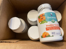 6 X Because Bladder Supplement -- 60 Capsules