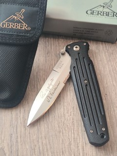 Gerber Applegate Fairbairn Combat Folder Knife Liner Lock USA Made Stiletto