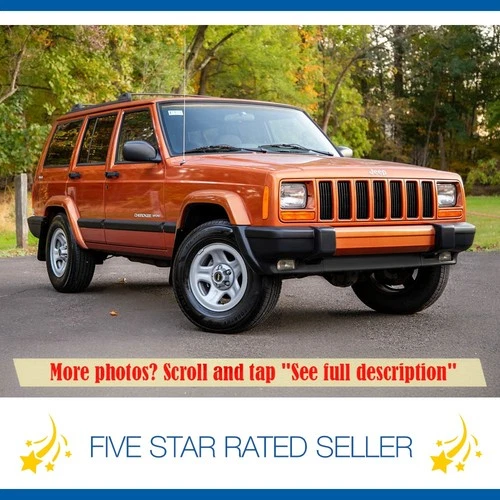 2001 Jeep Cherokee Sport Super Low 51k mi 4.0L  4x4 No Rust CARFAX WE SHIP!