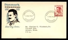 Mayfairstamps Denmark FDC 1960 Niels R Finsen First Day Cover aaz_04109