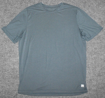 VUORI MEN'S CURRENT TECH S/S TEE V195 Athletic Fit Lake Blue sz M t-shirt