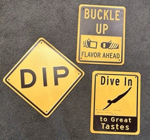 Vintage Original Pizza Hut Restaurant Tin Metal Signs, Restaurant Decor