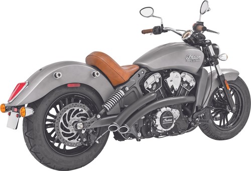Freedom Performance Radical Radius Exhaust System Black w/Black Tips IN00076