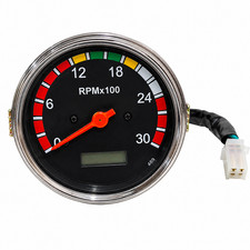 85mm Tachometer 3000RPM With Hour meter Truck Car Boat Diesel Engine Tacho rpm