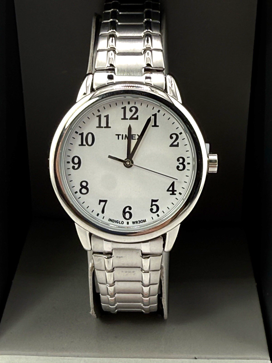 Timex® Women's Easy Reader Stainless Steel Expansion Watch