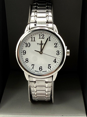 Timex  Women's Easy Reader Stainless Steel Expansion Watch - TW2P78500JT- New!!