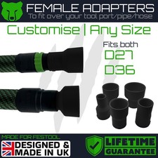 Festool Cleantec D27/D36 to FEMALE Tool Port/Pipe Vacuum/Dust Extraction Adapter