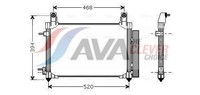 Ava Clever Choice Kondensator, Klimaanlage DW5081D FüR Chevrolet