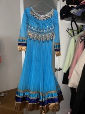Bollywood Sari Saree Kleid Indisches Kleid Salwar Anarkali Lehenga Lehnga
