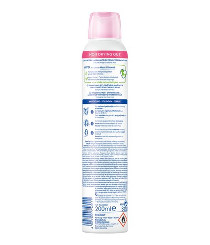 NIVEA Trockenshampoo Hair Care Mittlere Haartöne Fresh & Mild schonend 3 x 200ml - Bild 3 von 8