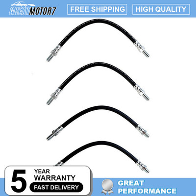 Sunsong Front & Rear Brake Hydraulic Hose Kit for Saab 99 75-80 Hatchback Sedan