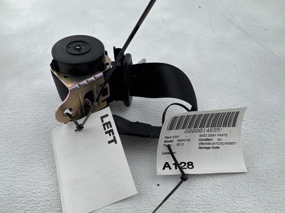 Cinturón de seguridad trasero izquierdo bmw 135i 2008-2012 fabricante de equipos originales Foto 4 de 4