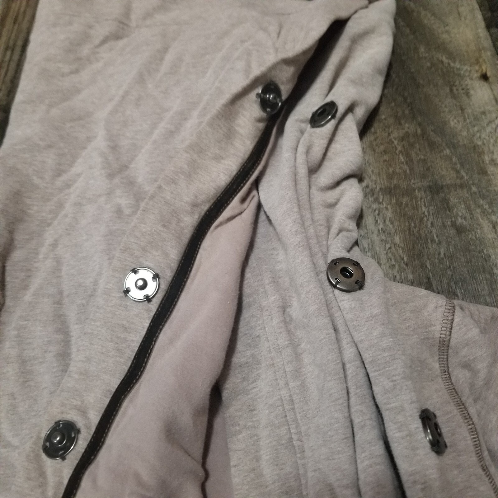 LULULEMON Asymmetric Snap Button Jacket Heathered… - image 10