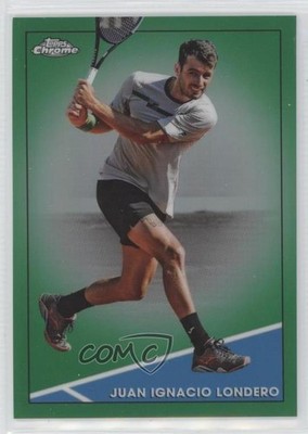 2021 Topps Chrome Green Refractor 34/75 Juan Ignacio Londero #85 Rookie RC 7m3