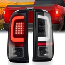 Fit 2008-2016 Ford F250 F350 F450 Sd Superduty Led Tube Black Tail Lights Lamps
