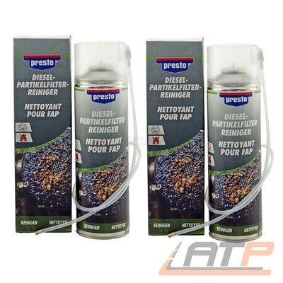 2x 400ml PRESTO DIESELPARTIKELFILTERREINIGER DPF RUSSFILTER 416613 MOTIP DUPLI